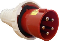 Вилка переносная ВП 63А / 5 3Р+N+РЕ разъем силовая 380v 380в штекер фаза купить киев цена