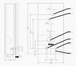 Проточный электрический водонагреватель 21кВт, горячая вода 6.7л-мин
