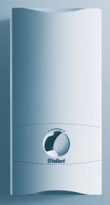 Проточный электрический водонагреватель 27кВт горячая вода 8.6л в мин купить Киев цена Vaillant