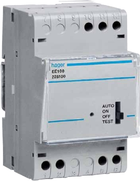 Купити сутінкове реле з датчиком для зовнішньої установки, 230В 16А, 3 модульне в Києві по вигідній ціні фотореле hager з безкоштовною доставкою