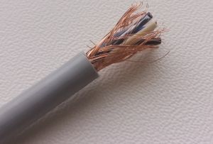 Кабель экранированный медный 5х0.14 гибкий 5 жильный многопроволочная жила сечением 0.14 кв. мм внешний диаметр 6.2 мм liycy data cable купить с доставкой по Киеву приемлемая цена 26 awg