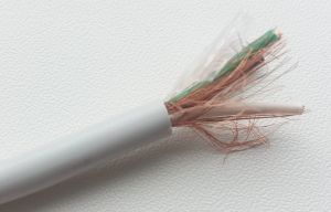 Кабель управления экранированный 3х0.75 медный гибкий трехжильный многопроволочная жила сечением 0.75 кв. мм 18 awg в экране медного плетения внешний диаметр 8.5 мм купить с доставкой по Киеву выгодная цена