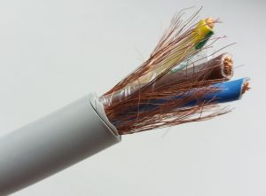 Кабель управления экранированный 3х4 медный гибкий трехжильный многопроволочная жила сечением 4 кв. мм 12 awg в экране медного плетения внешний диаметр 12 мм купить с доставкой по Киеву выгодная цена