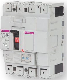 Промышленный автоматический выключатель EB2 250/3L 250А 3р 25кА etibreak купить Киев цена