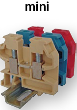 Клемма наборная винтовая mini питание VS 4 PAM +  (4 квадрат мм красная) купить в Киеве с доставкой выгодная цена