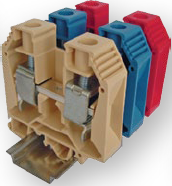 Клемма наборная винтовая нейтральная VS 35 PA N  (35 квадрат мм синяя) купить в Киеве с доставкой выгодная цена