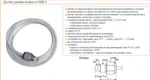 Датчик уровня жидкости SHR-3 IP67 влагозащита купить в Киеве с бесплатной доставкой по выгодной цене