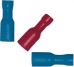 Коннектор плоский в изоляции, тип мама, ширина лопатки 2.8мм, на провод сечением от 0.5 до 1.5 квадрат мм (ток до 10А, уп. 100шт)