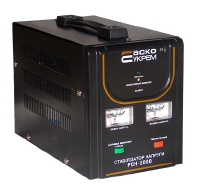 Купить релейный стабилизатор напряжения 1000ВА (240х130х175, 3.5кг) в Киеве по выгодной цене с бесплатной доставкой