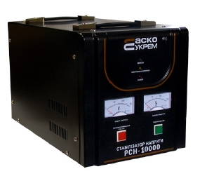 Купить релейный стабилизатор напряжения 10000ВА (410х225х260, 18.36кг) в Киеве по выгодной цене с бесплатной доставкой