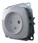 Механизм розетки без заземления с защитой от детей белого цвета для установки в стену выгодная цена в Киеве купить с доставкой механізм розетки без заземлення з захистом від дітей білого кольору для установки в стіну вигідна ціна в Києві купити з доставкою